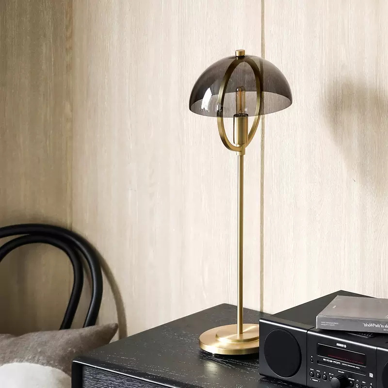 Add a Touch of Whimsy to Your Home Decor with a Mushroom Shaped Frosted Table Lamp