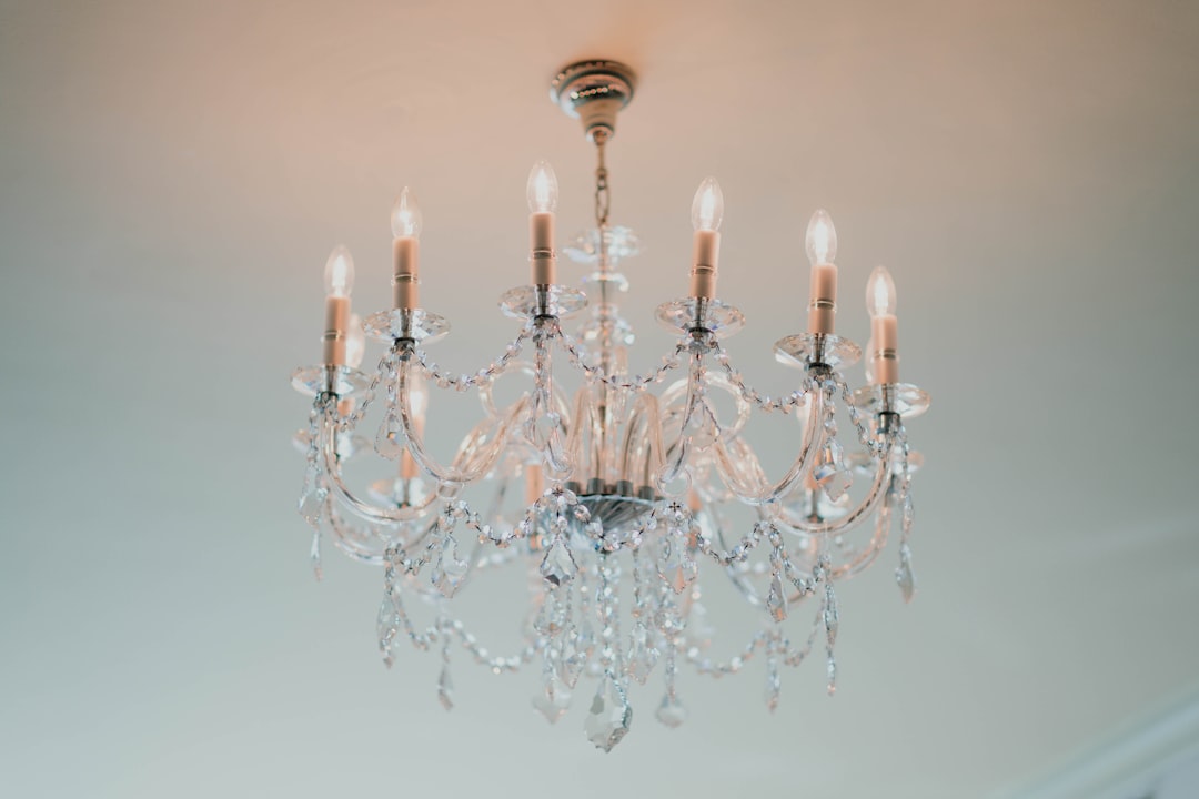 Exquisite Golden Acrylic Lotus Double Cookie Chandelier